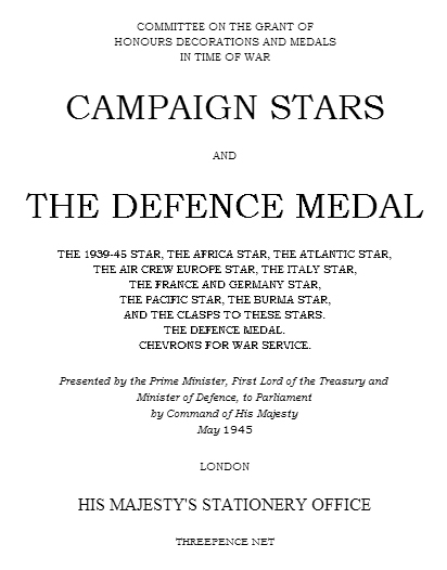 Government announcement May 1945